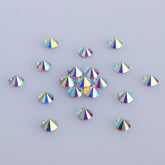 Crystal AB Steeple Glass HotFix Rhinestones WholesaleRhinestone